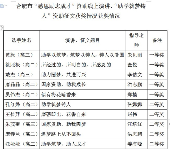 政教处：合肥市学生资助年度绩效考核小组来校检查工作(图5)