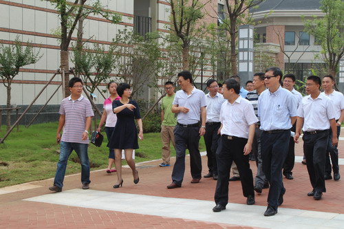市委常委、副市长周善武调研luck18平台新校建设情况(图2)