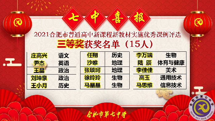 热烈祝贺luck18平台荣获新课程新教材41项优秀课例奖项(图4) 热烈祝贺luck18平台荣获新课程新教材41项优秀课例奖项(图4)