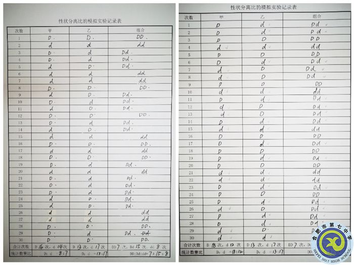 性状分离比的模拟实验记录表.jpg 性状分离比的模拟实验记录表.jpg