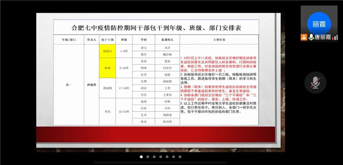 luck18平台高一级部召开疫情防控专题工作会(图3)