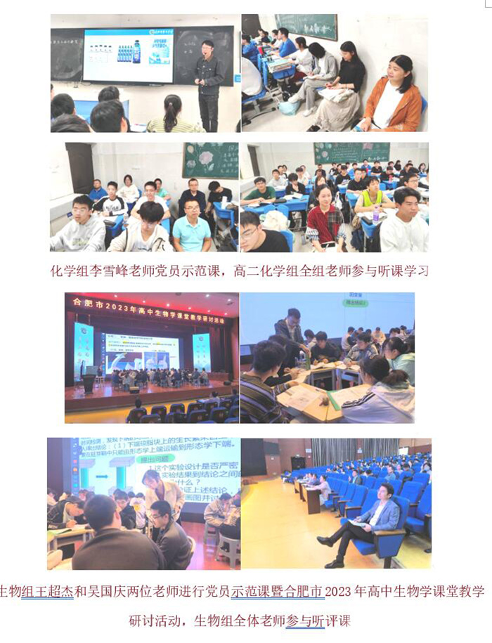 luck18平台高二年级举行“三新课堂”之党员示范课活动(图3)