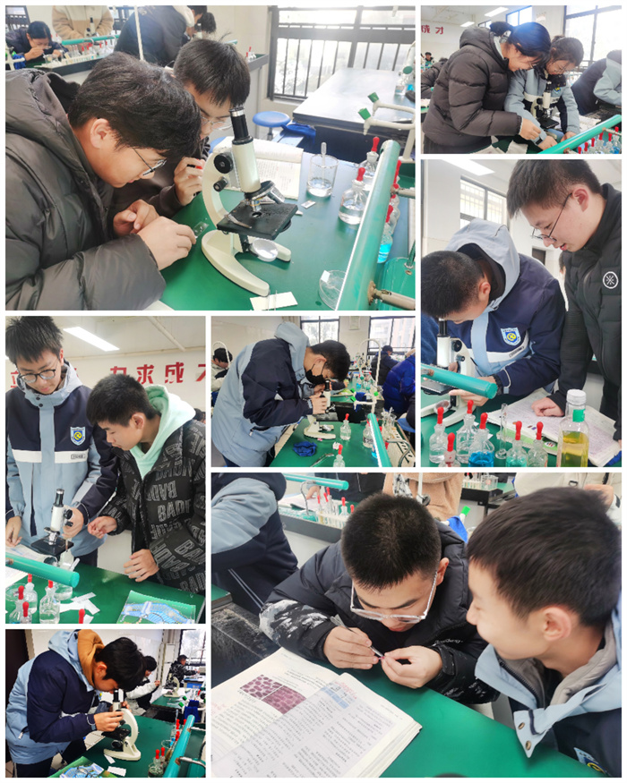 luck18平台高一年级开展生物实验课教学(图1)