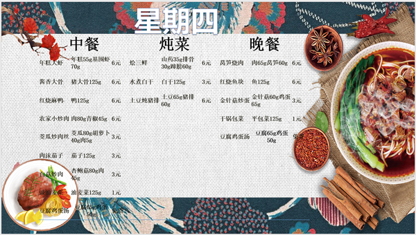 合七美食先知道（本周菜谱）(图6)