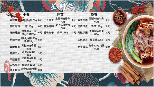 合七美食先知道（本周菜谱）(图5)