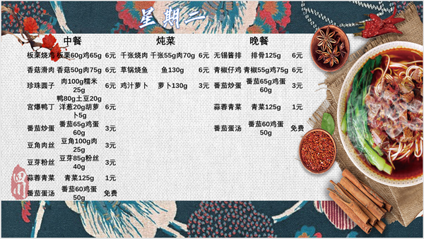 合七美食先知道（本周菜谱）(图4)