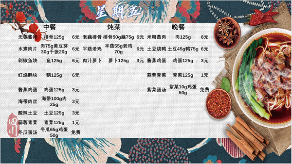 合七美食先知道（本周菜谱）(图7)
