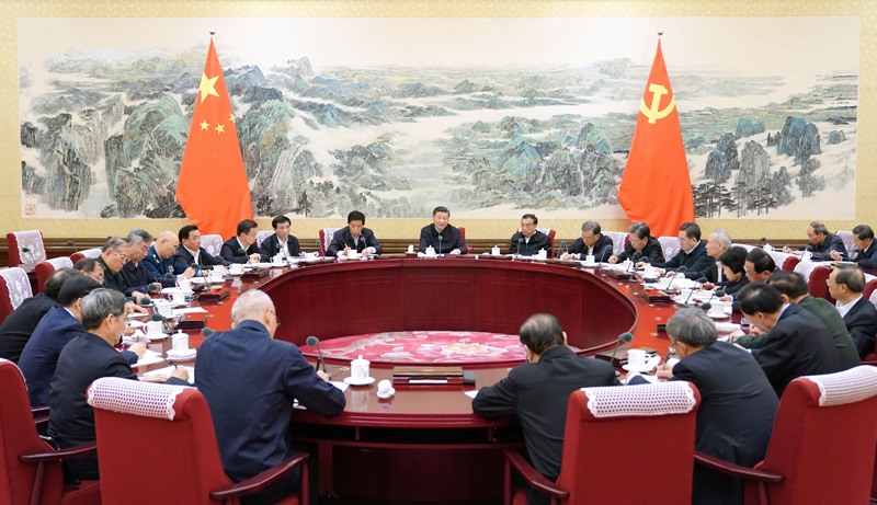 中共中央政治局召开专题民主生活会强调 带头把不忘初心牢记使命作为终身课题 始终保持共产党人的政治本色和前进动力 中共中央总书记习近平主持会议并发表重要讲话(图2)
