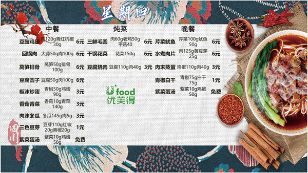 合七美食先知道（本周菜谱）(图6)