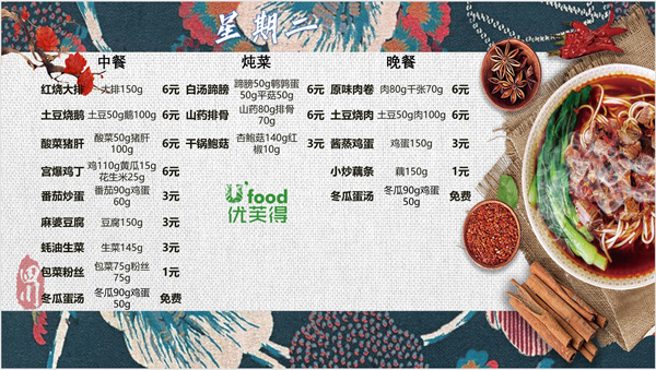 合七美食先知道（本周菜谱）(图4)