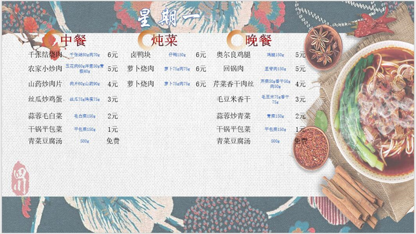 合七美食先知道（本周菜谱）(图3)